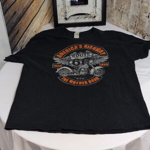 Route 66 Black T-Shirt
